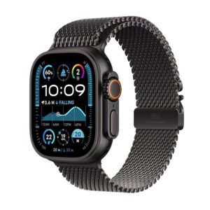 Watch Ultra 2 [GPS + Cellular 49 mm] Smartwatch, Sports Watch with Black Titanium Case with Black